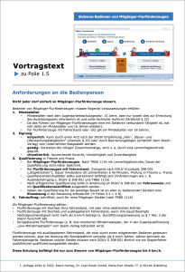 Lehrsystem: Sicheres Bedienen von Mitgänger-Flurförderzeugen